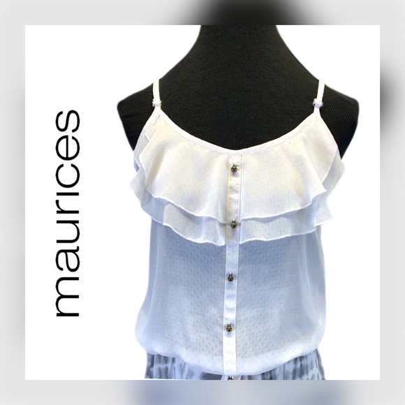 Maurices Tops - 👚 MAURICES || Sheer Tank Blouse-